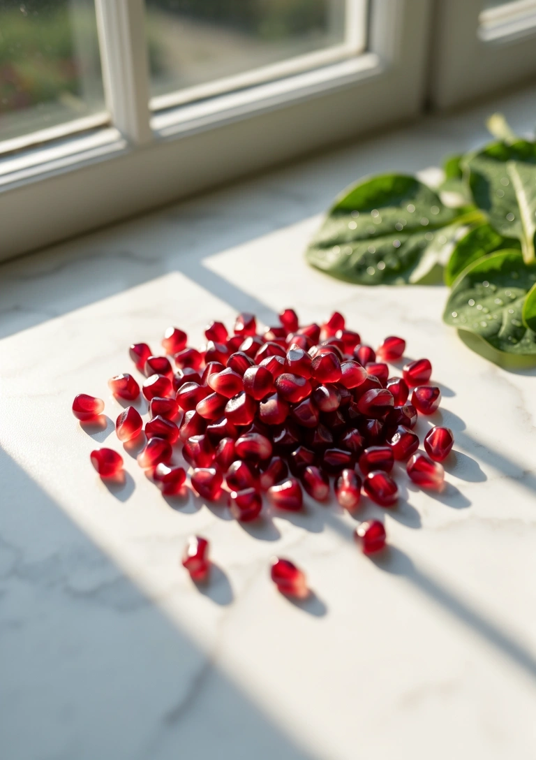 Pomegranate seeds nutrition